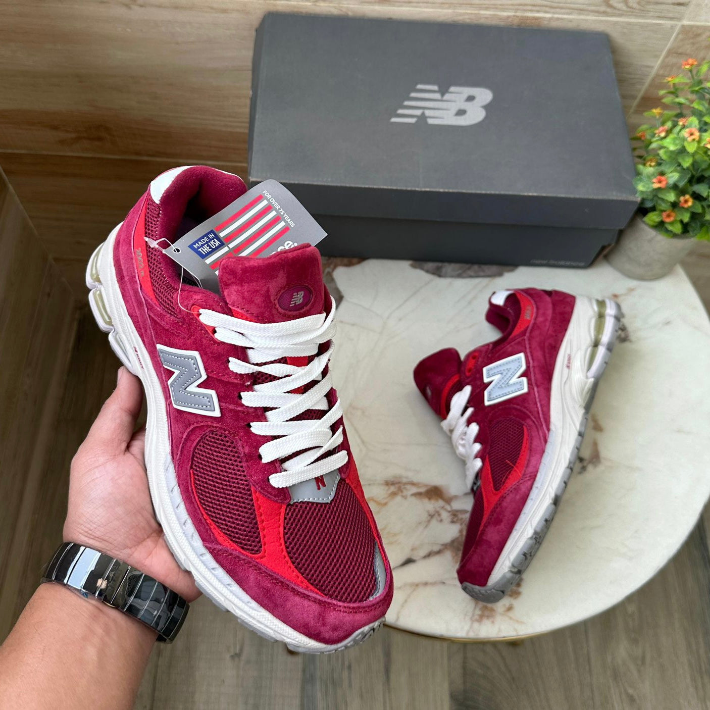 NEW BALANCE 2002R CHERRY BOARDEAUX