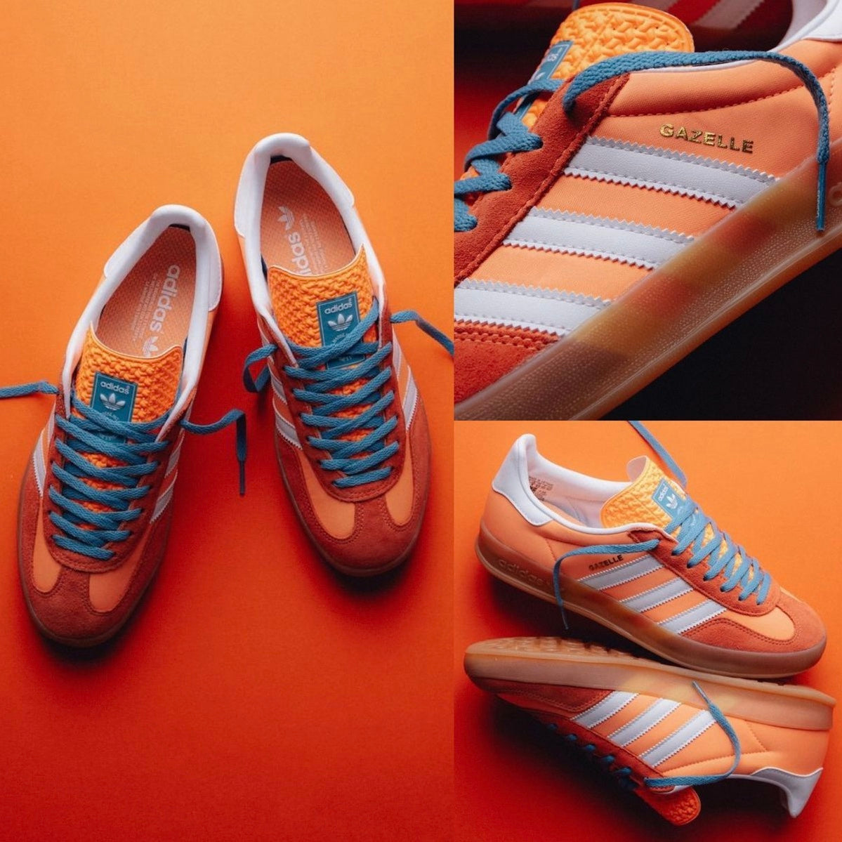 ADIDAS GAZZELE INDOOR BEAM ORANGE