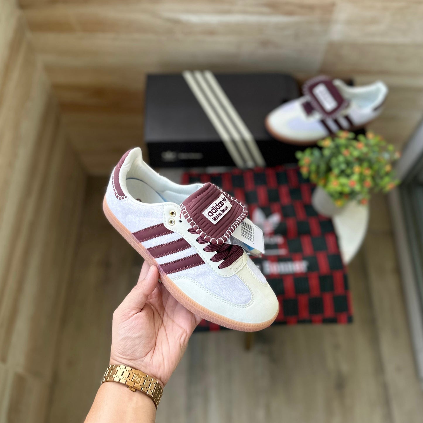 ADIDAS SAMBA X WALES BONER WHITE