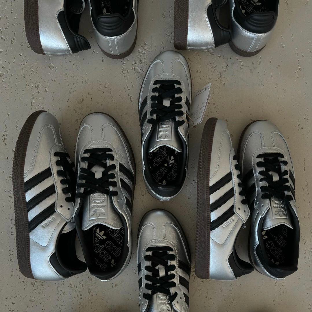 ADIDAS ORGINALS SAMBA SILVER WHITE