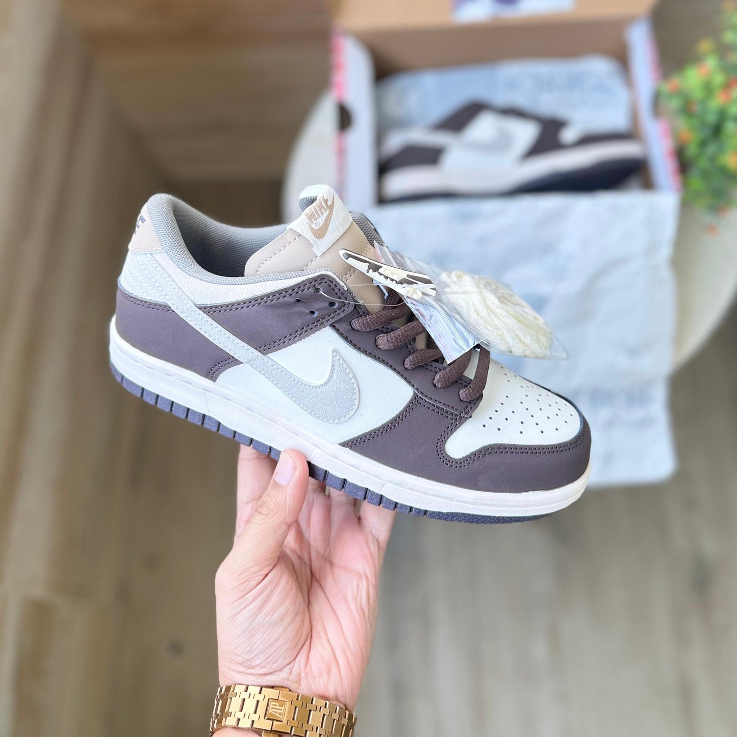 Nike sb dunk low x otomo katsuhiro steamboy OST brown white