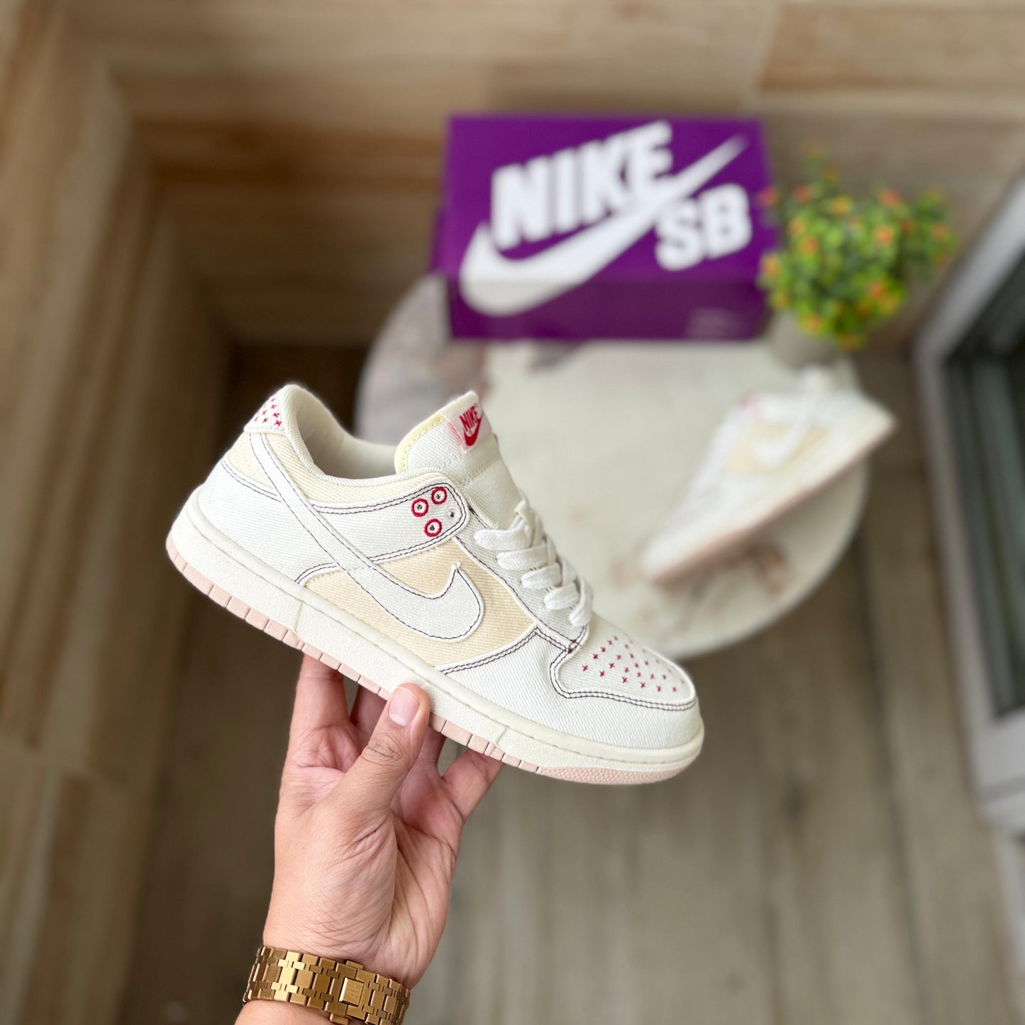 Nike sb dunk denim shashiko