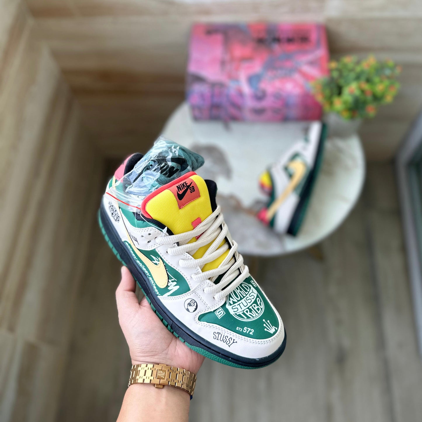 NIKE SB DUNK STUSSY JUST DO IT