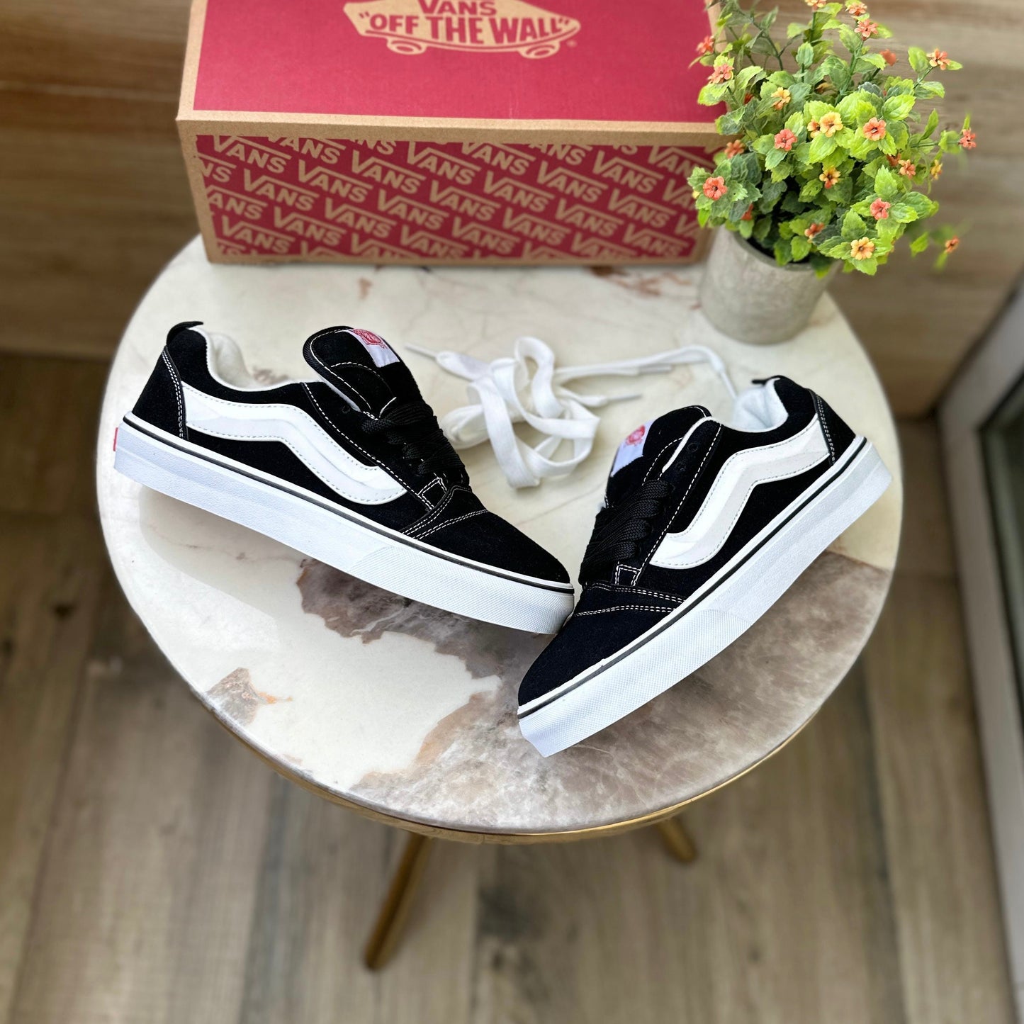 VANS OLD SKOOL KNU BLACK WHITE