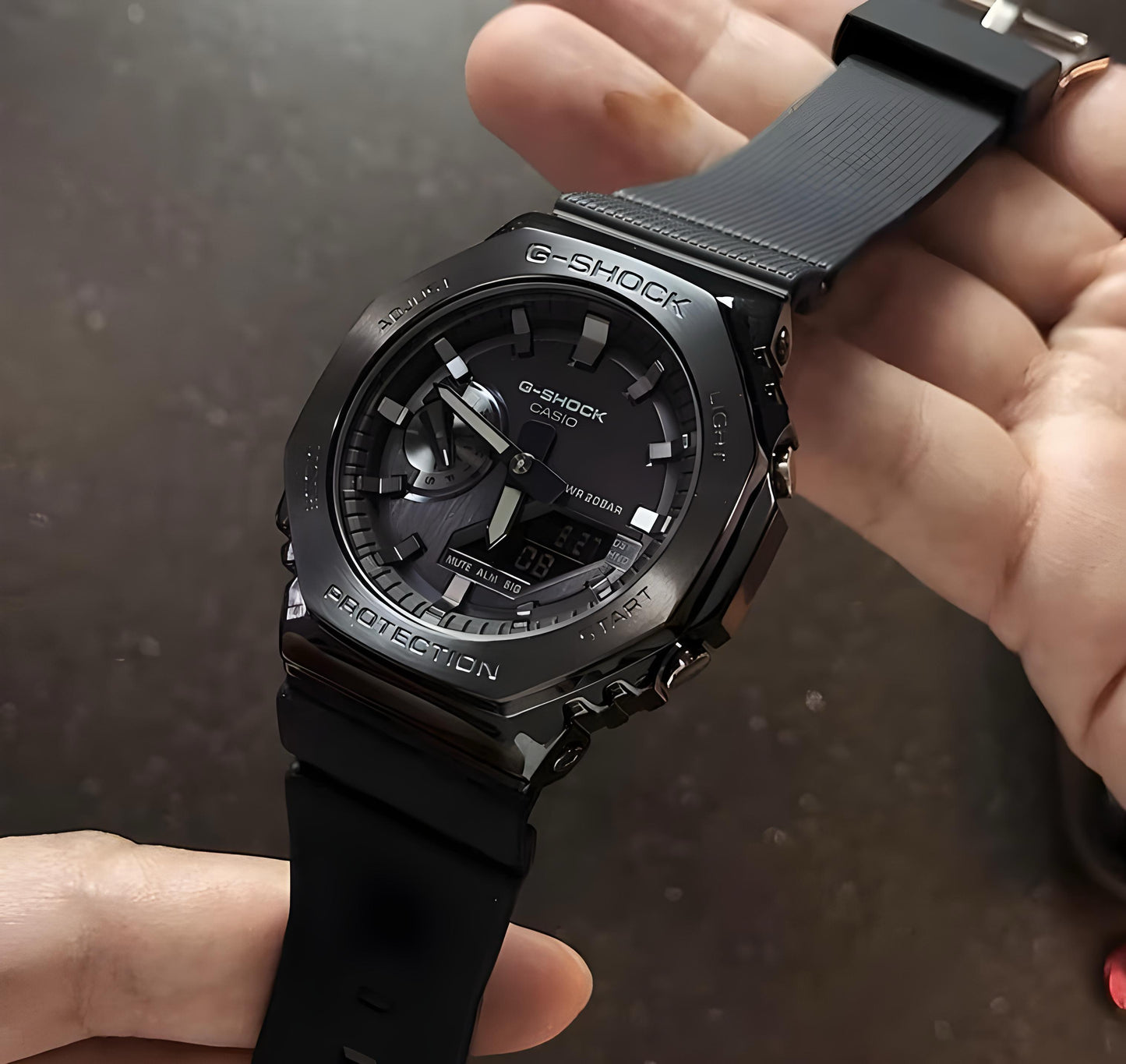 G-shock GM-2100 Black &amp; Steel