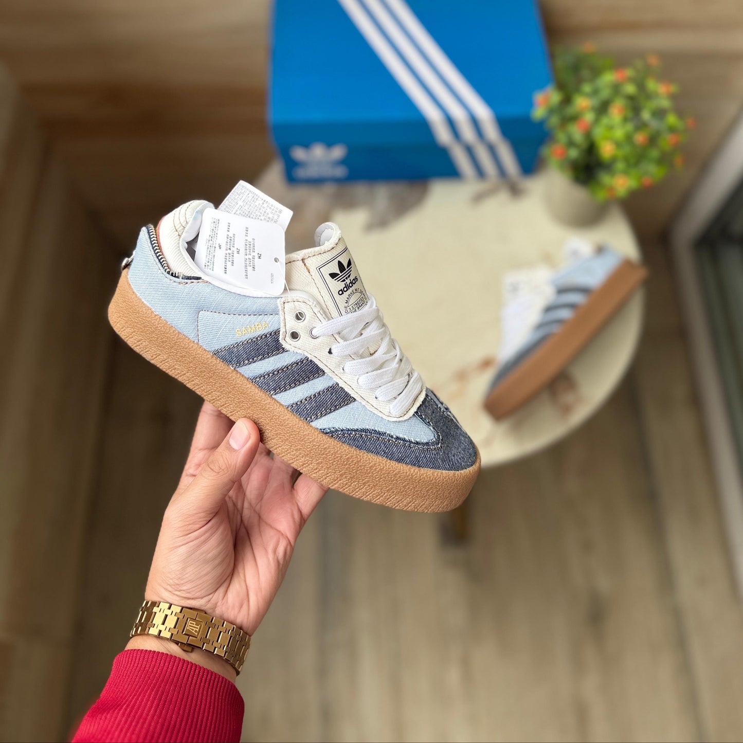 Adidas orginals samba atmos denim