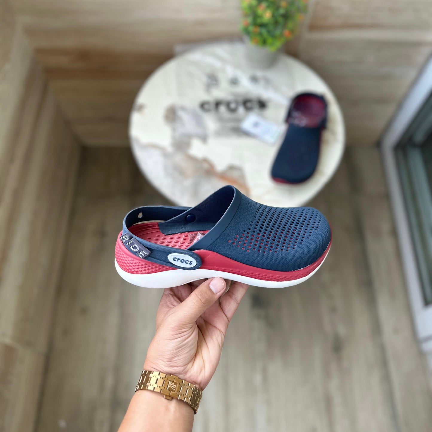 CROCS LITERIDE 360 BLUE RED