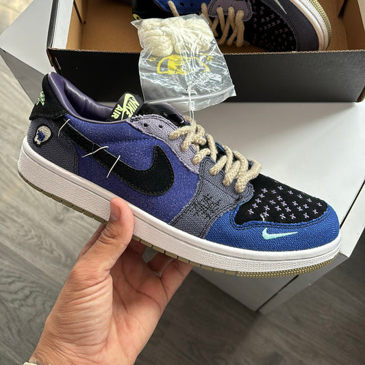 JORDAN CUT LOW ZION VOOODOO BLUE