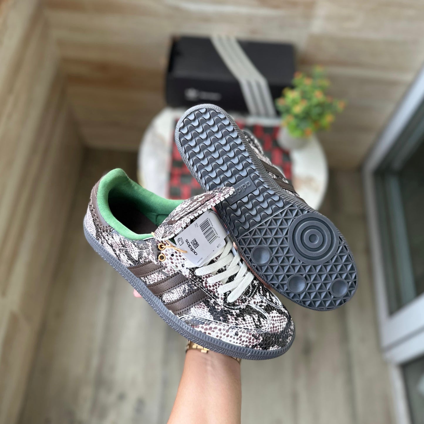 ADIDAS ORIGINALS SAMBA WALES AND BONER SNAKE SKIN
