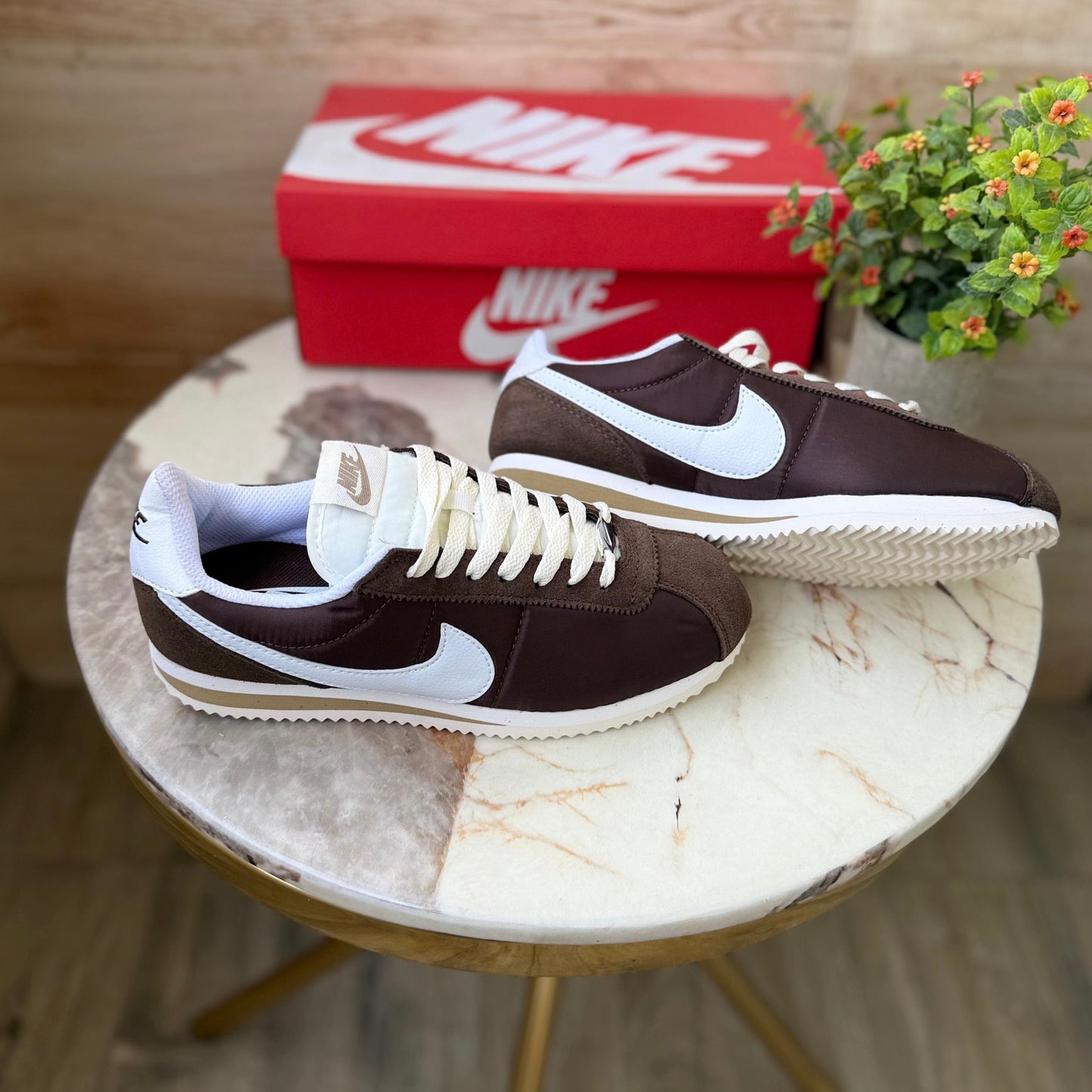 Nike Cortez barbeque brown