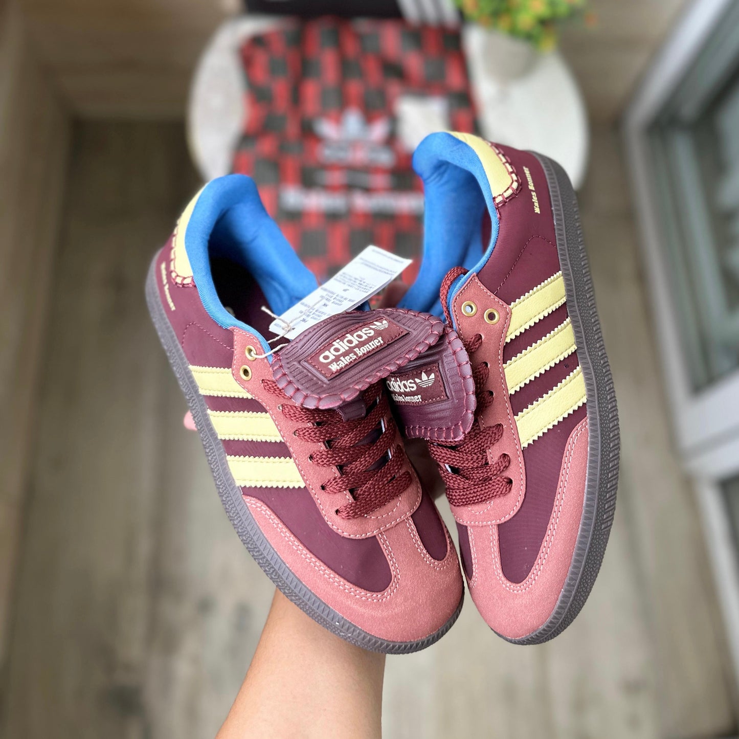 ADIDAS SAMBA X WALES BONER MAROON