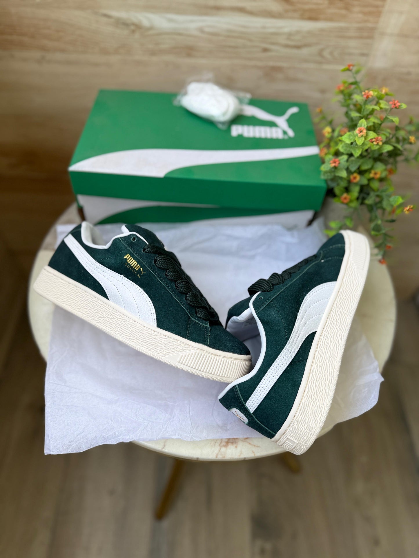 Puma classic suede xlg dark green