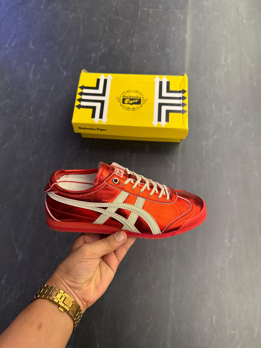 ONITSUKA TIGER METTALIC MEXICO 66 RED