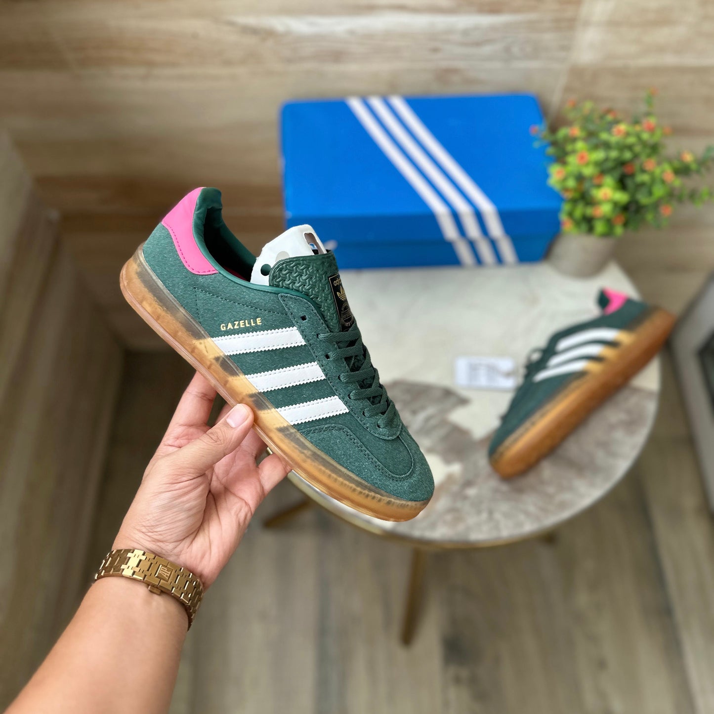 ADIDAS GAZELLE INDOOR GREEN