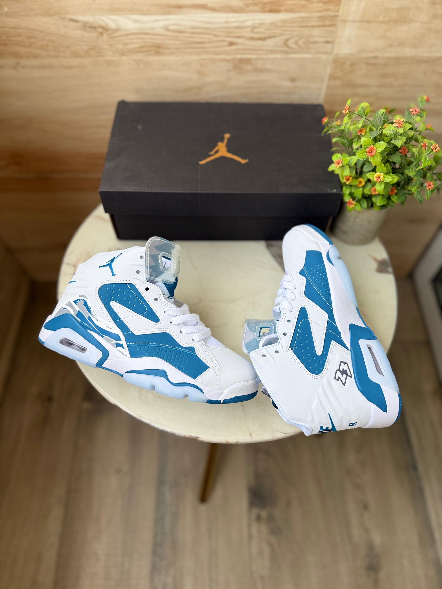 Air Jordans jumpman mvp industrial blue