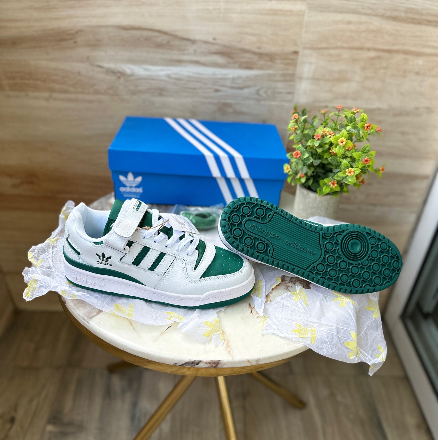 ADIDAS FORUM 84 WHITE GREEN EDITION