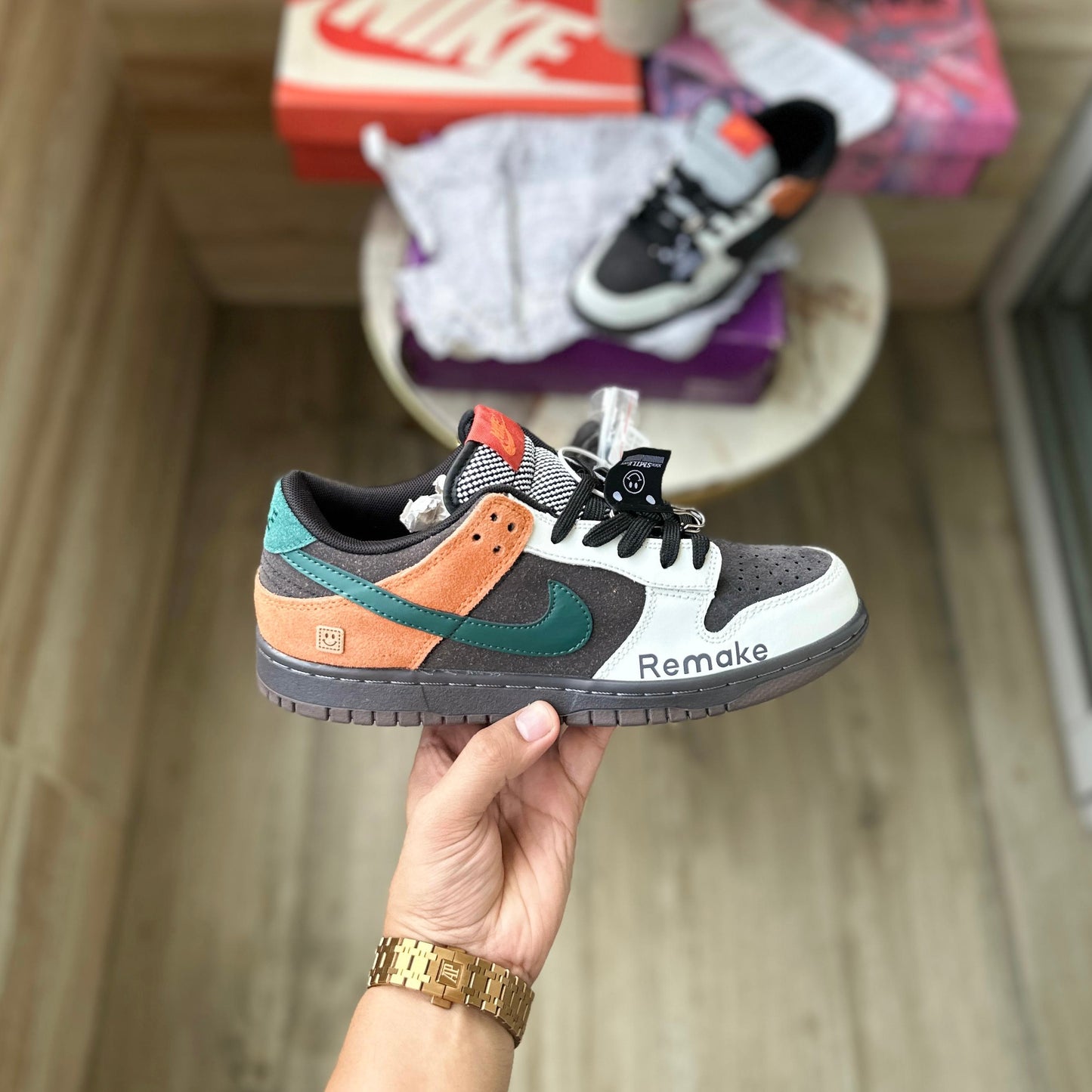 NIKE SB DUNK RED PANDA REMAKE