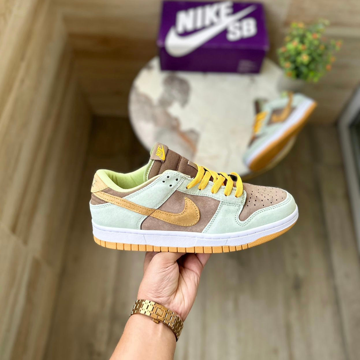 NIKE SB DUNK DUSTY OLIVE GREEN