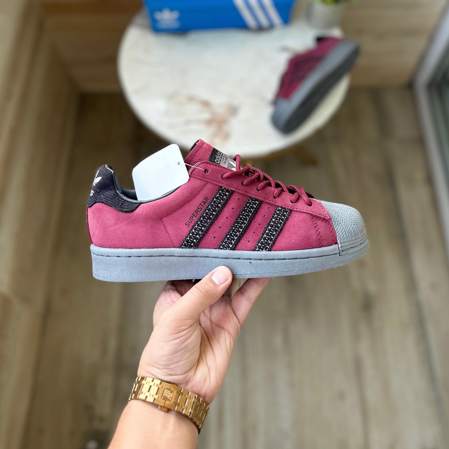 ADIDAS ORGINALS SUPERSTAR BLOODY RED