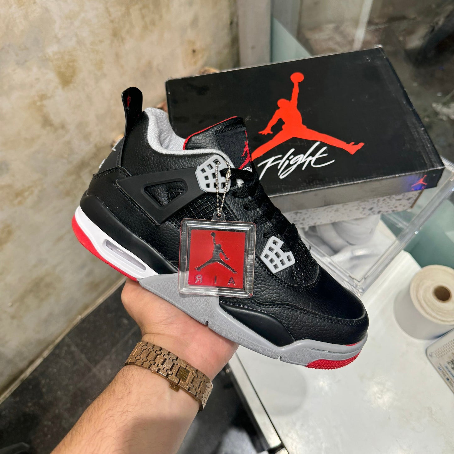 NIKE AIR JORDAN 4 BRED REIMAGINED