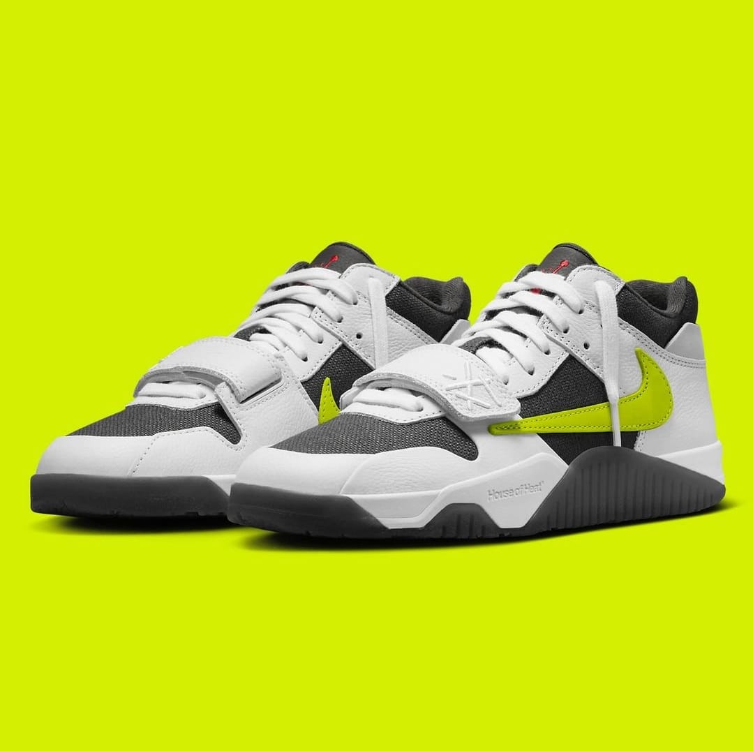 NIKE TRAVIS SCOTT X JORDAN JUMPMAN JACK TRAINER OFF WHITE YELLOW