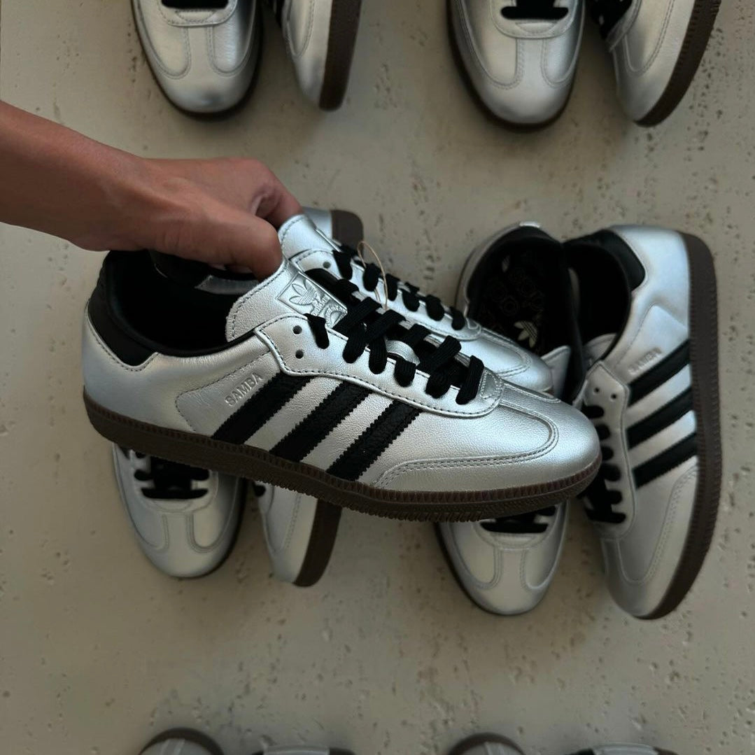 ADIDAS ORGINALS SAMBA SILVER WHITE