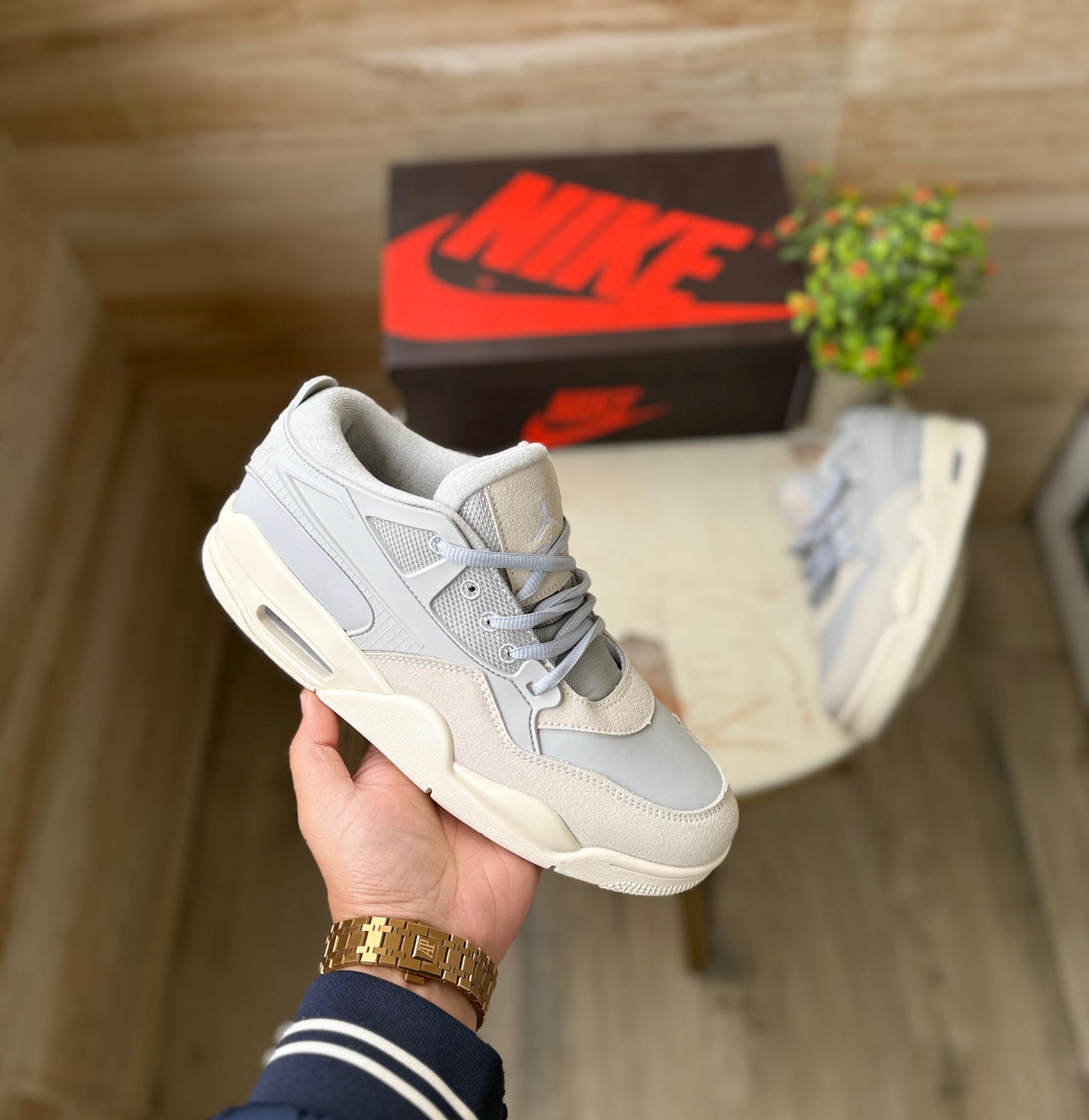 AIR JORDANS 4 RM COOL GREY