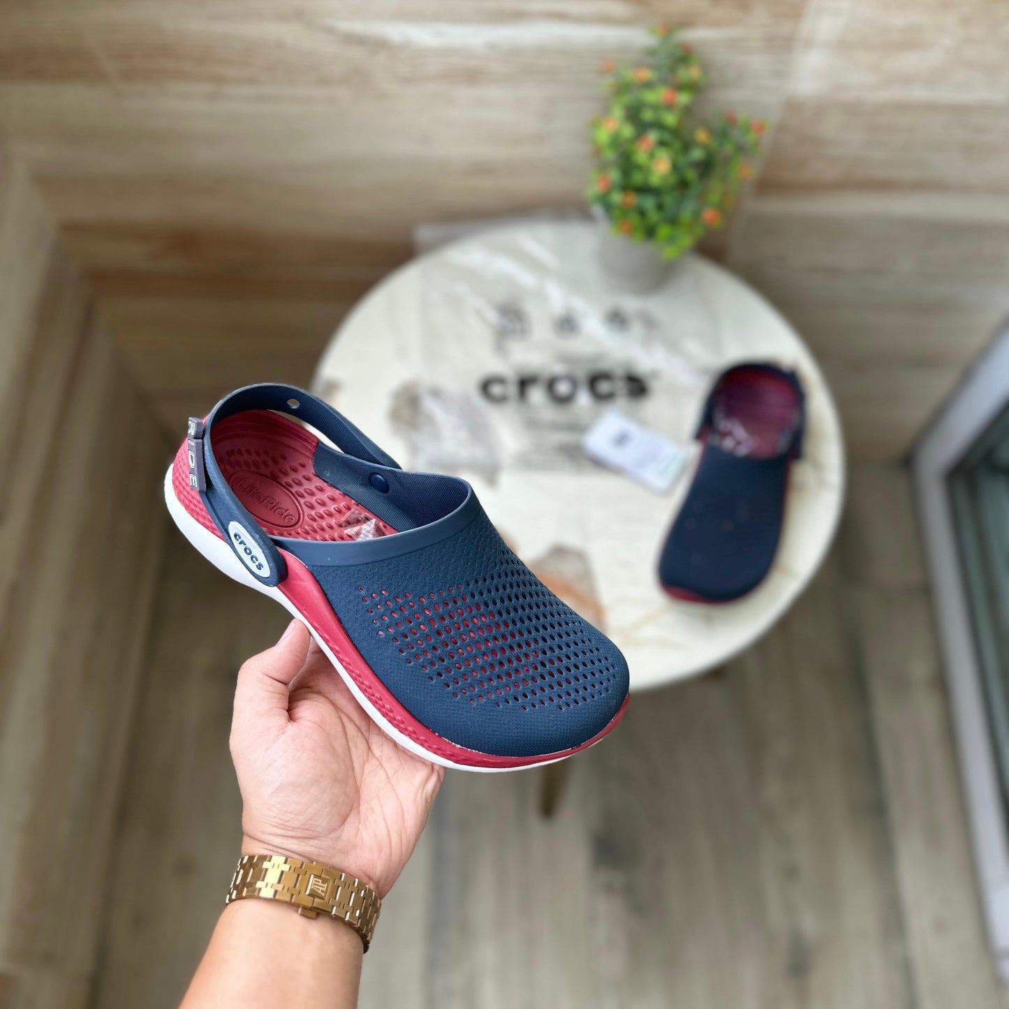 CROCS LITERIDE 360 BLUE RED