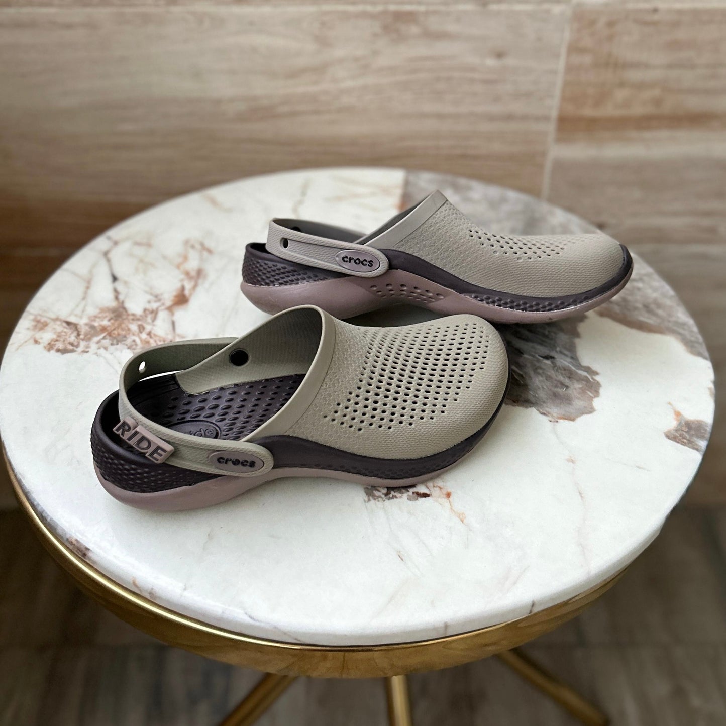 CROCS LITERIDE 360 GREY BLACK EDITION