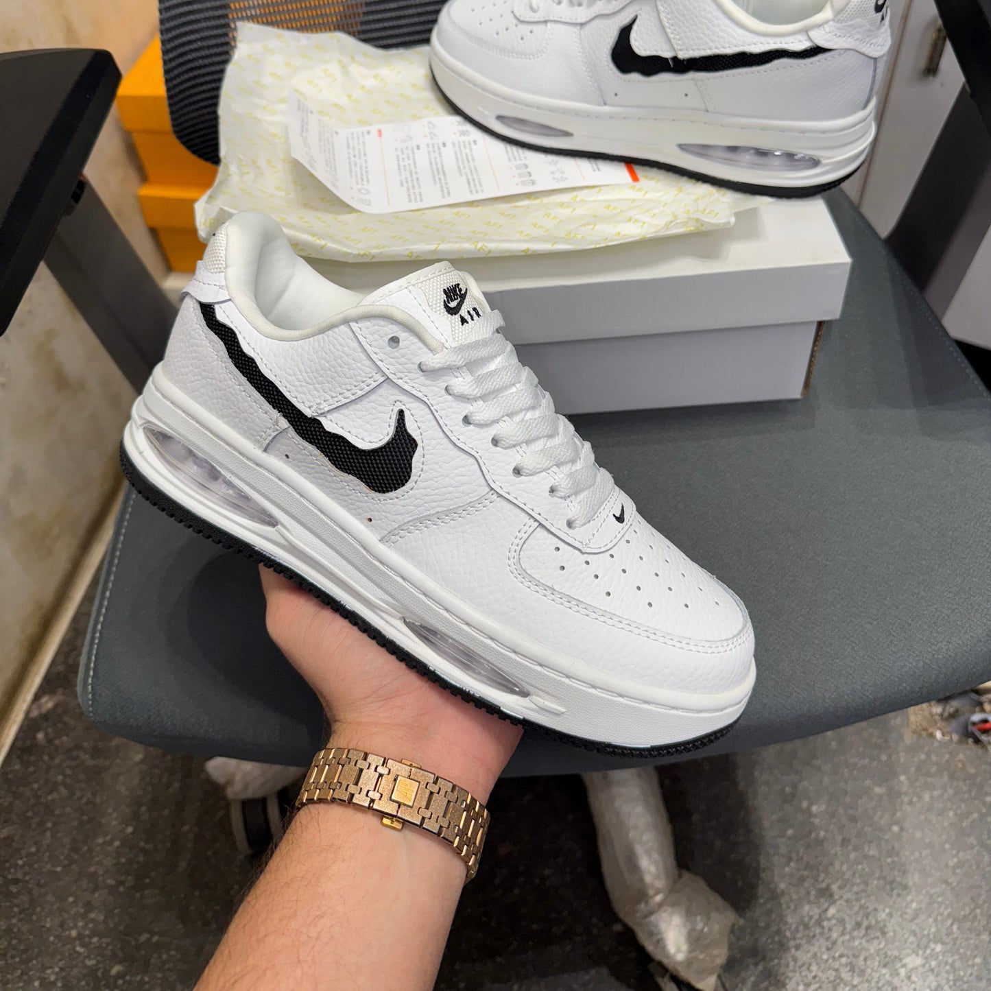 NIKE AIRFORCE ONE EVO WHITE