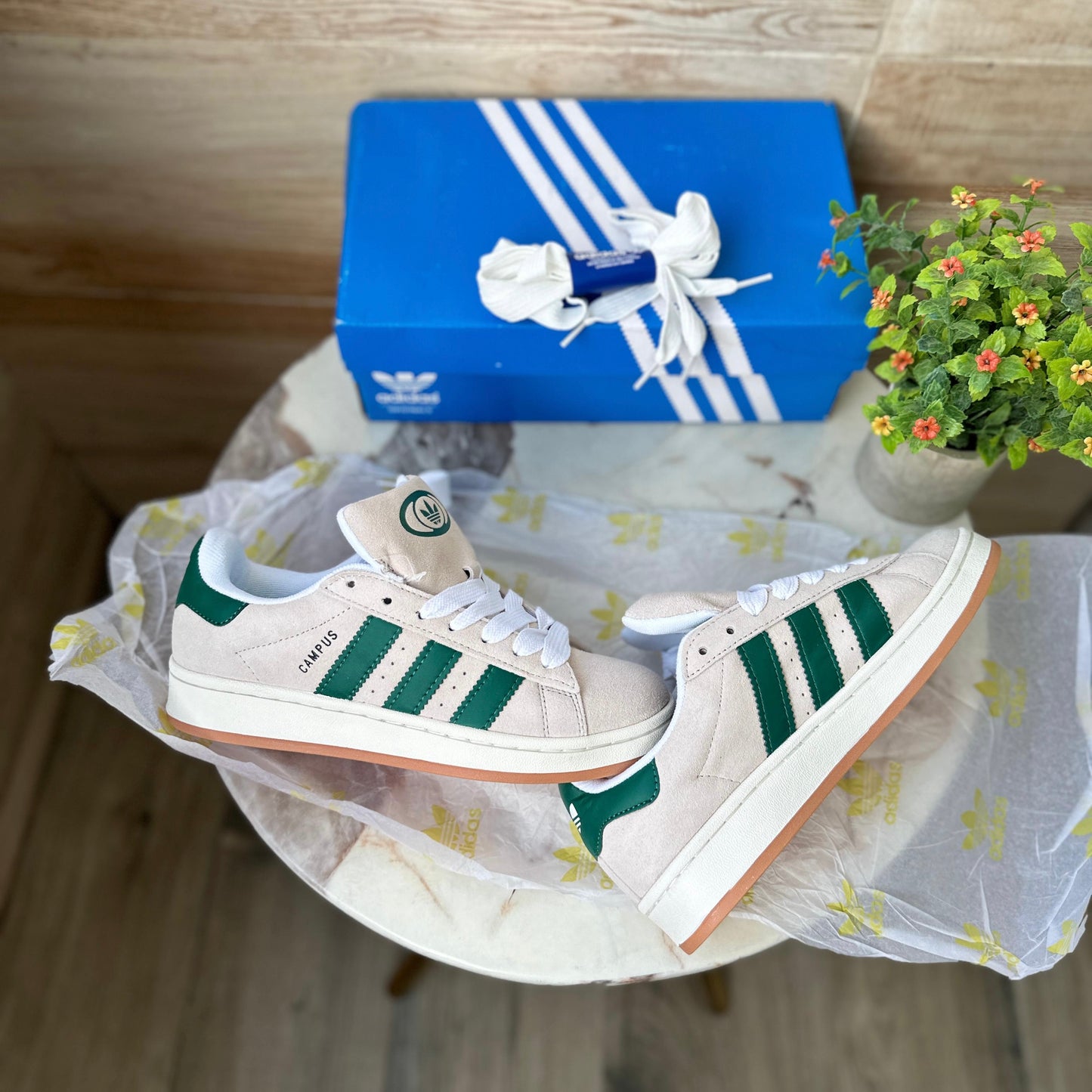ADIDAS ORGINALS CAMPUS GREY GREEN
