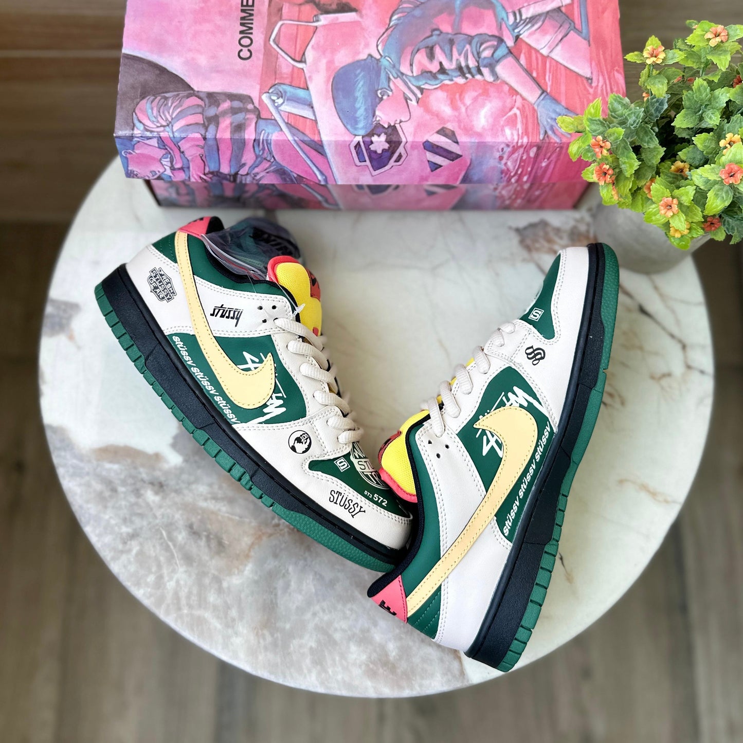 NIKE SB DUNK STUSSY JUST DO IT