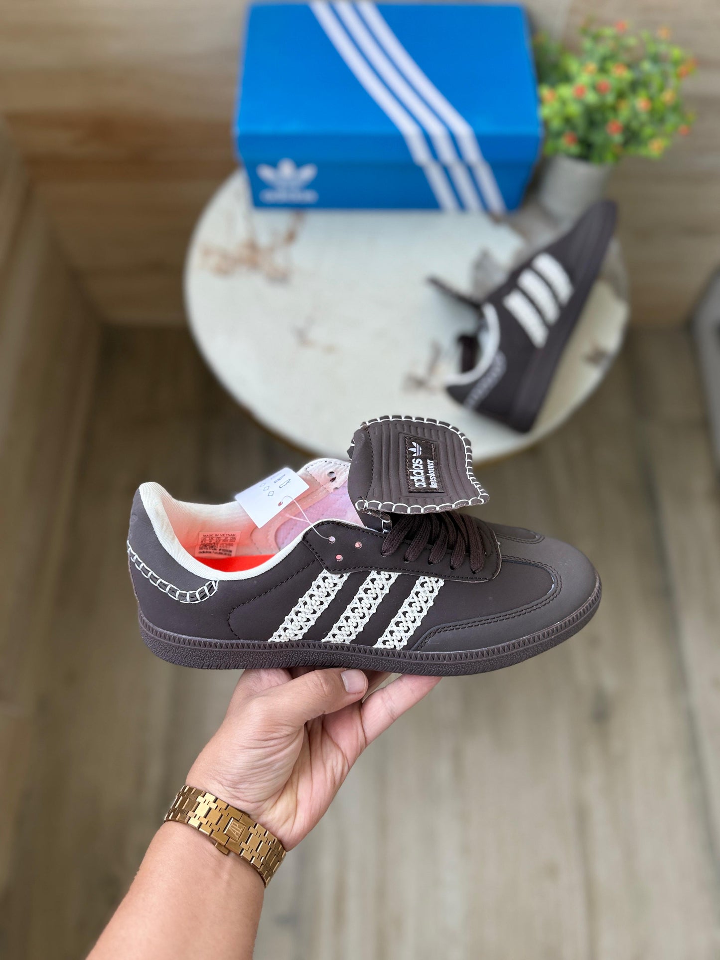 ADIDAS ORGINALS SAMBA WALES BONER END BROWN
