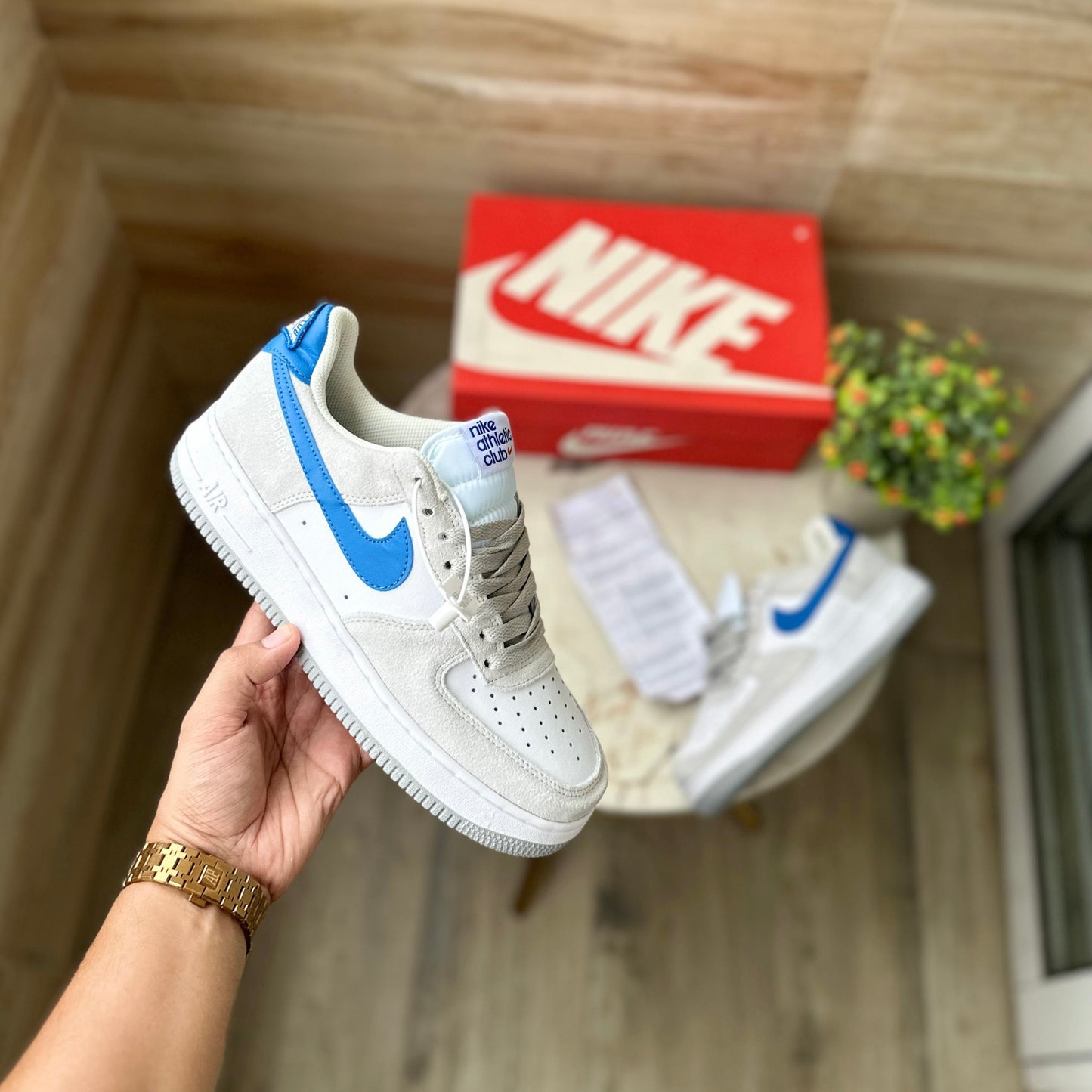 NIKE AIRFORCE ATHLETIC BLUE