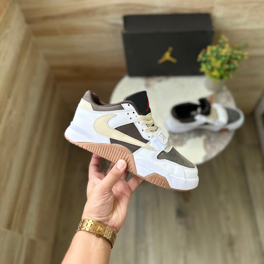 AIR JORDANS RETRO TRAVIS SCOTT CUT THE CHECK MOCHA