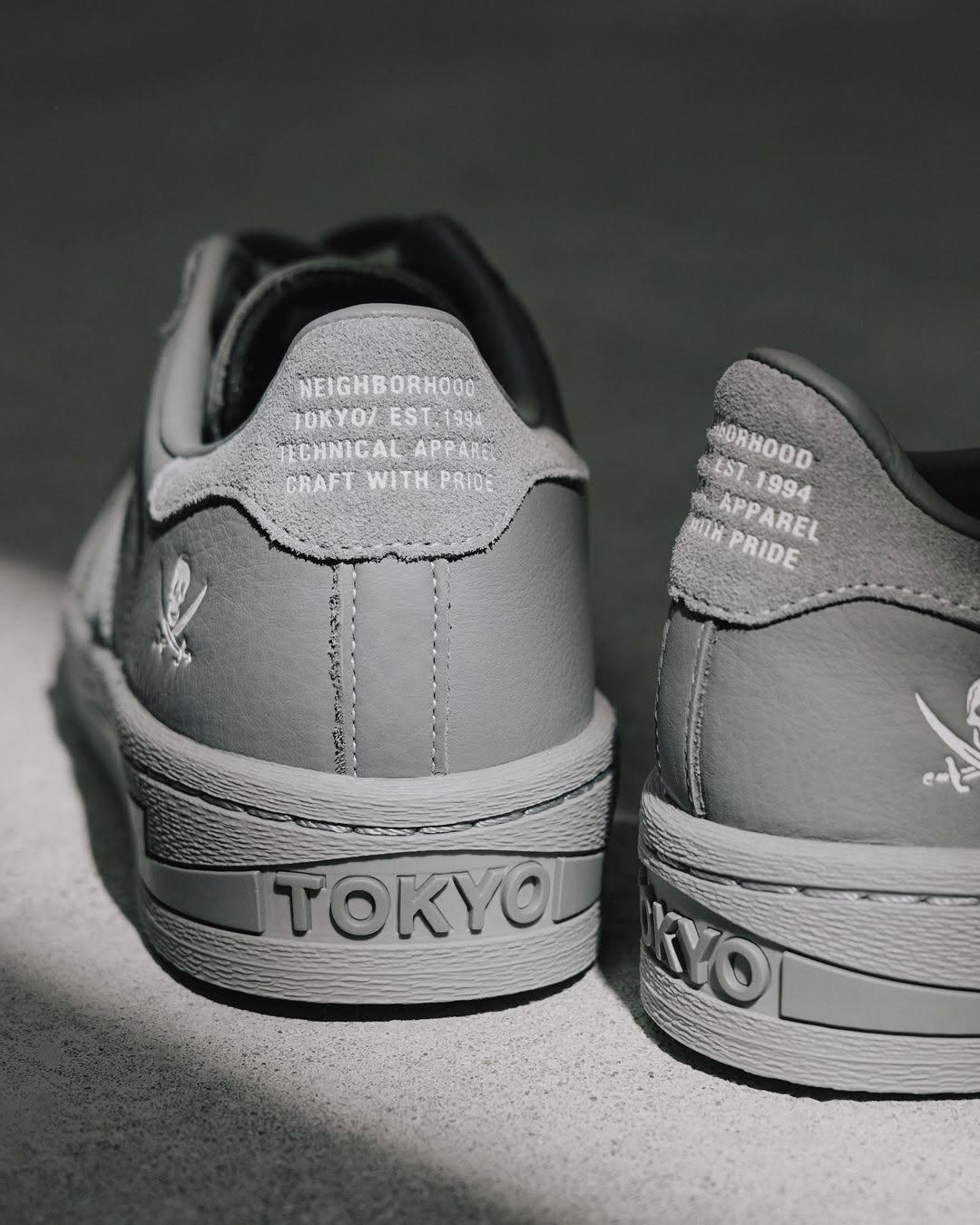 Adidas orginals superstar grey neighbourhood