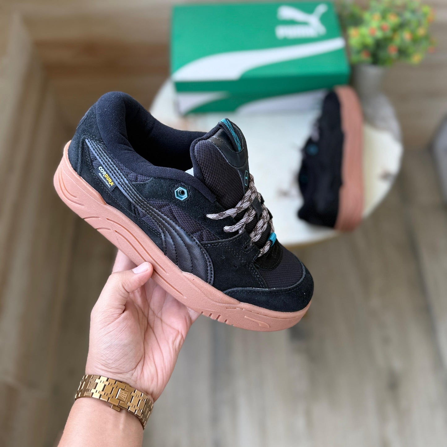 PUMA SUEDE 180 BLACK BROWN