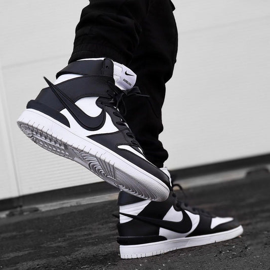 NIKE DUNK HIGH X AMBUSH BLACK WHITE