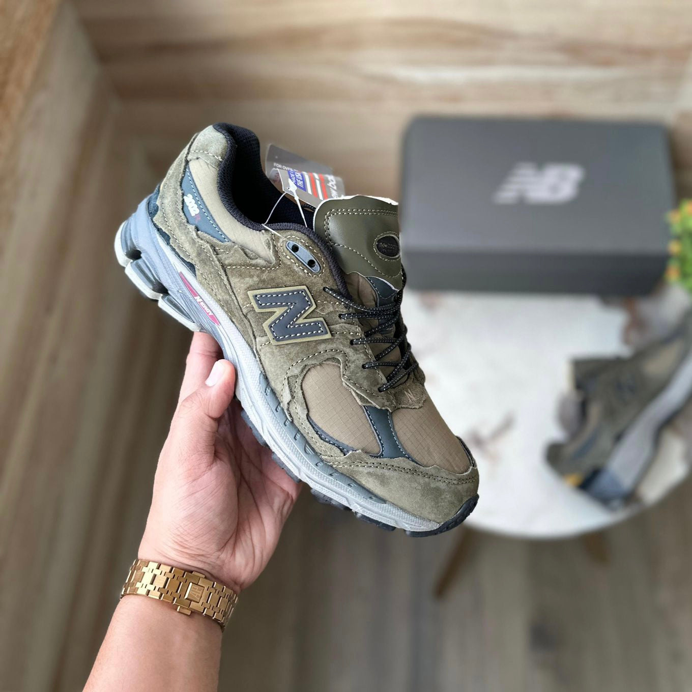 NEW BALANCE 2002R PROTECTION PACK DARK MOSS