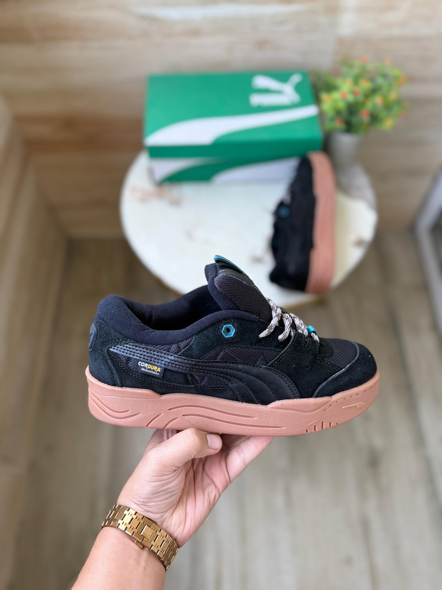 PUMA SUEDE 180 BLACK BROWN