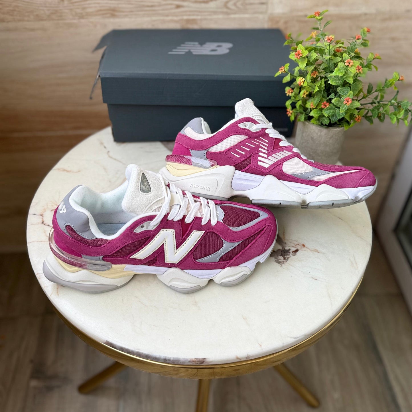 NEW BALANCE 9060 MAROON WHITE