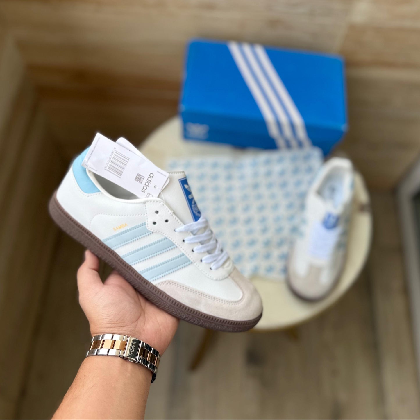 Adidas samba white sky