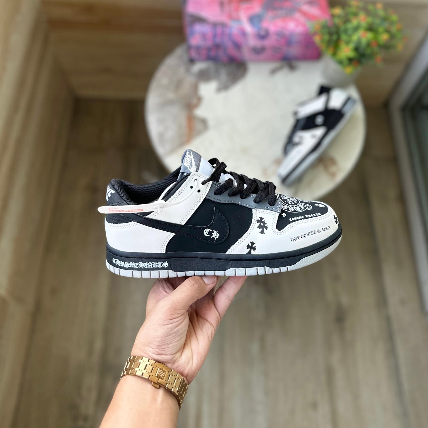 NIKE SB DUNK CHROME HEARTS
