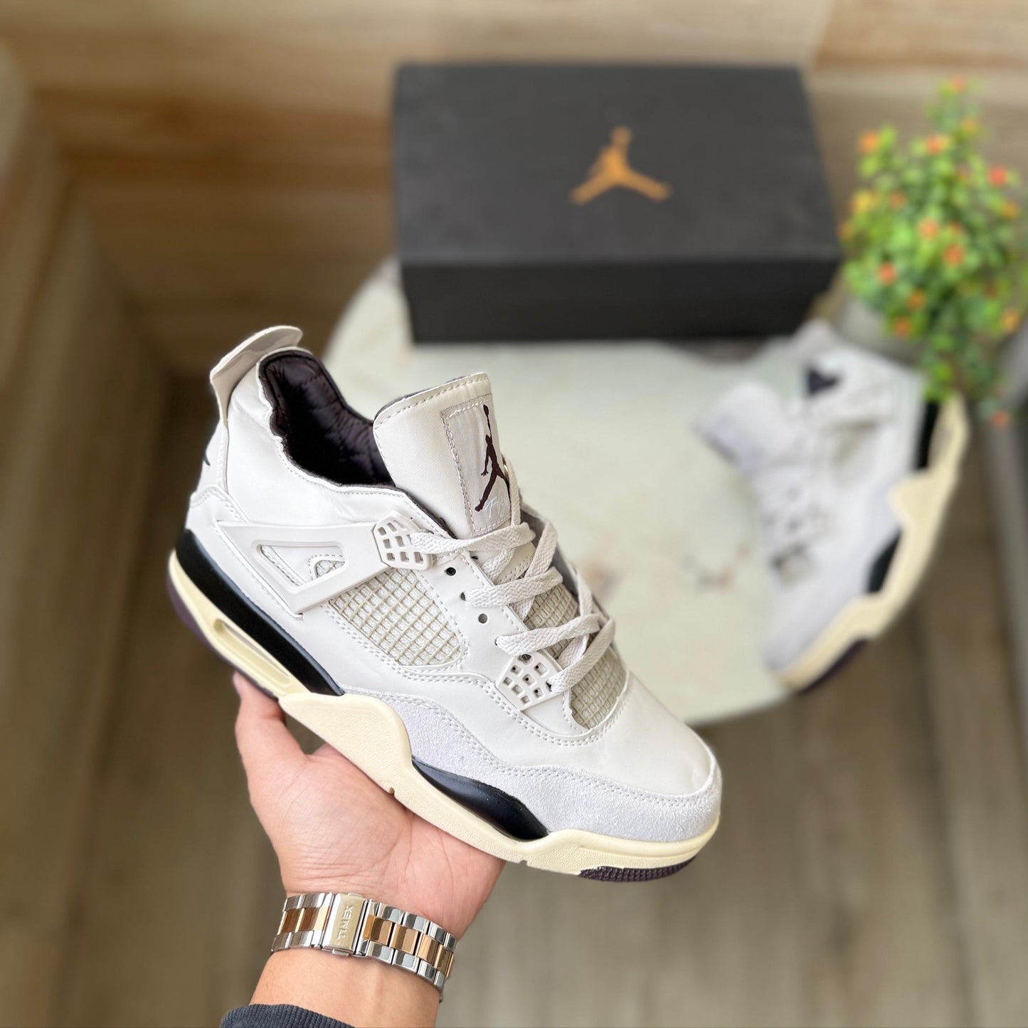 Air Jordans retro 4 maniere violet