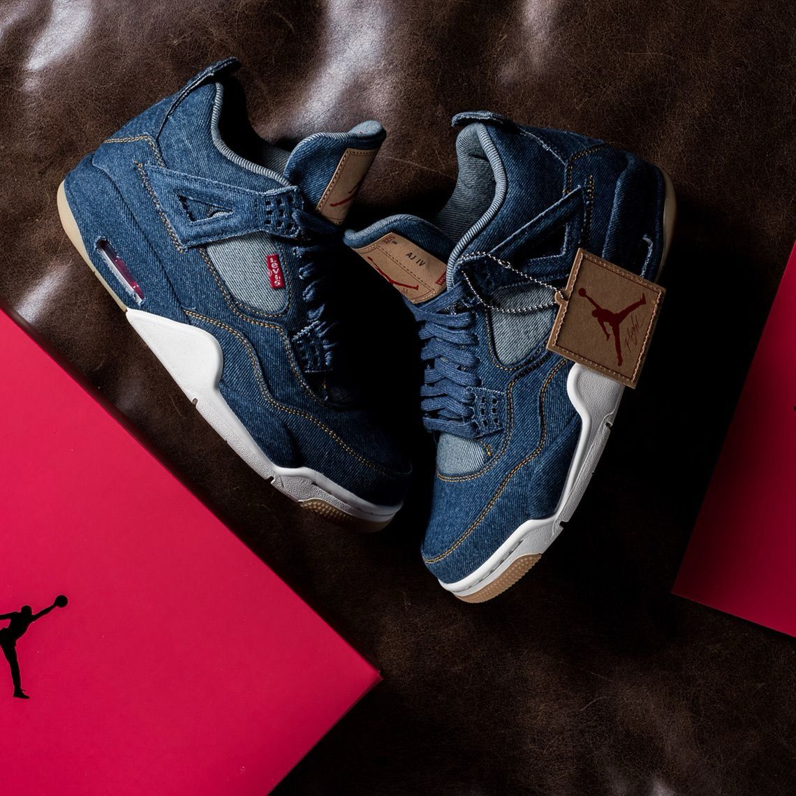 Nike air jordan 4 levis denim semi ua