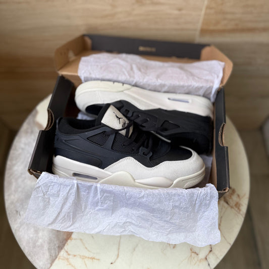 Air Jordans 4 rm black light bone