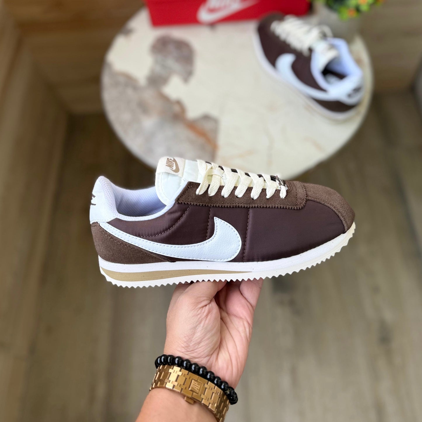 Nike Cortez barbeque brown