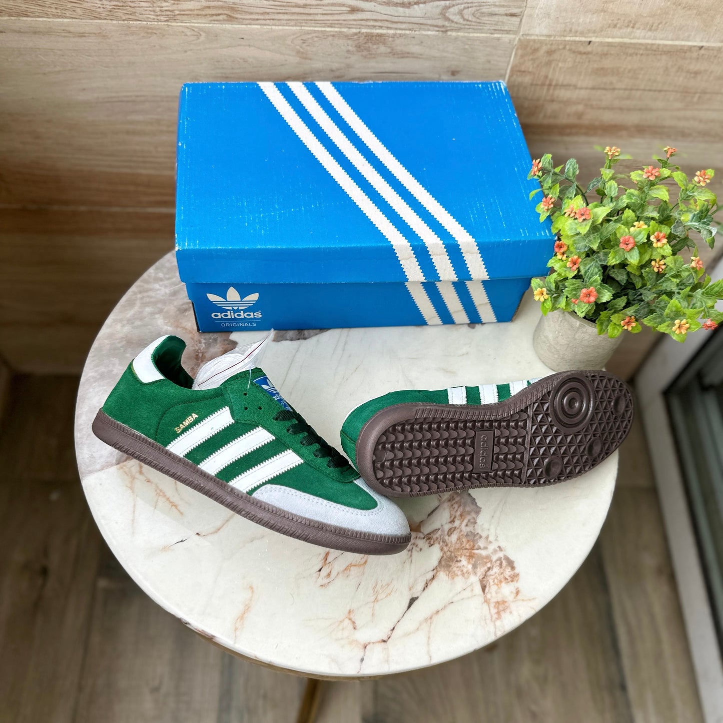 ADIDAS ORGINALS SAMBA GREEN OG