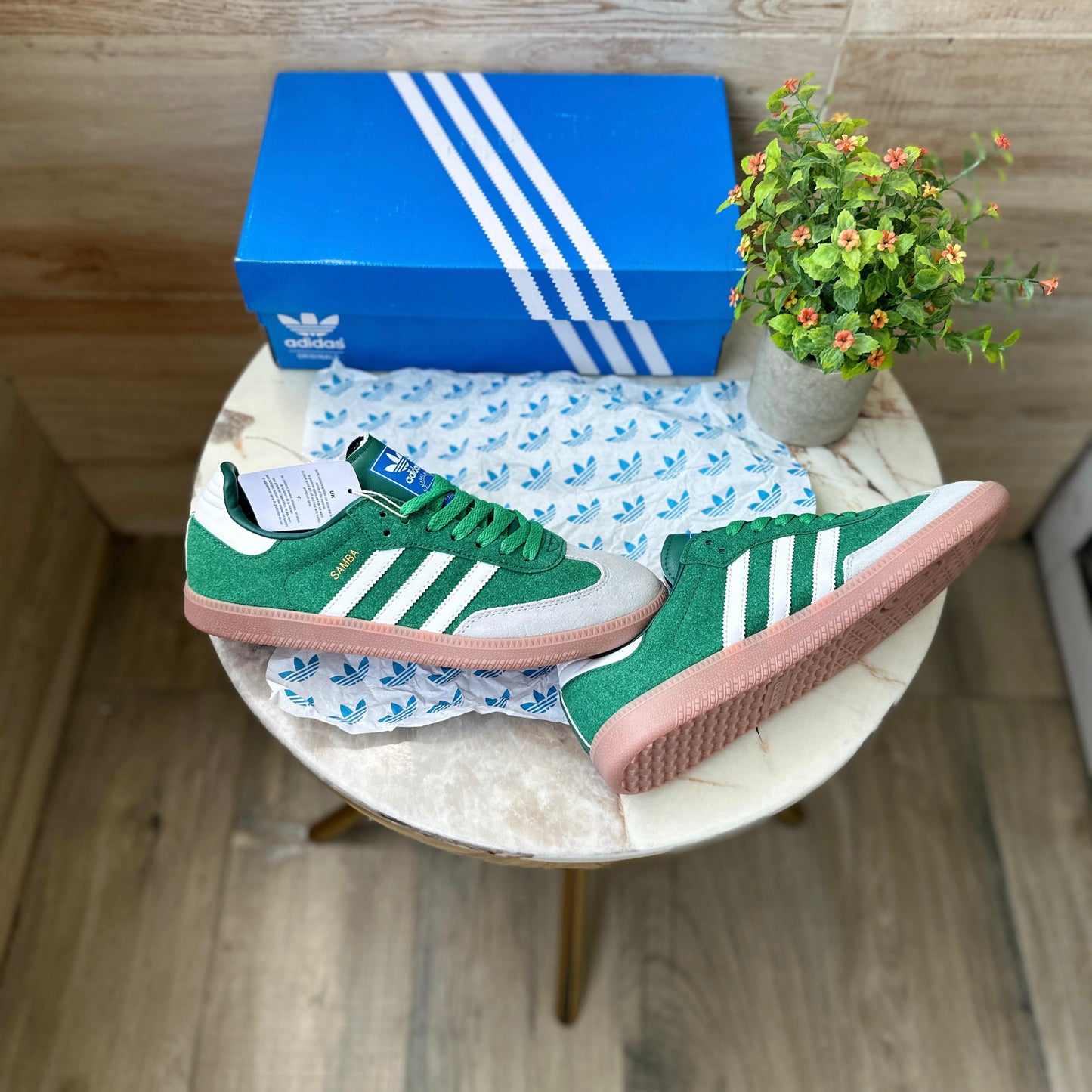 ADIDAS SAMBA 2023 GREY GREEN