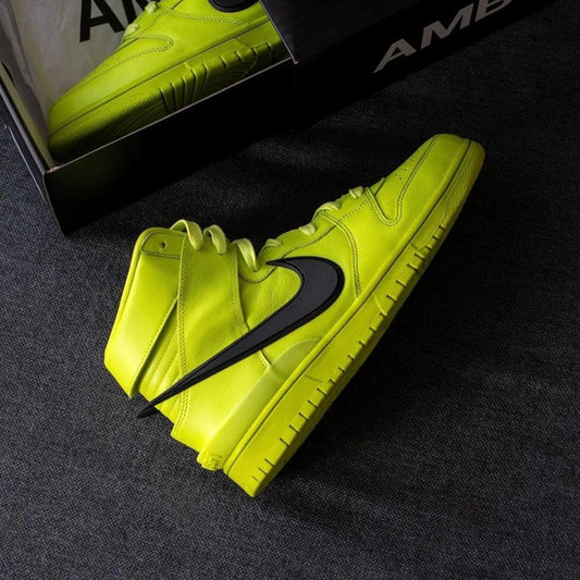 NIKE DUNK HIGH X AMBUSH FLASH LIME